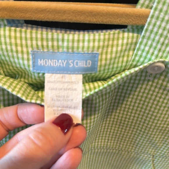 Set of 3 Mondayβs Child Rompers - size 4T ideal for summer - with initial βJβ. - Picture 13 of 17